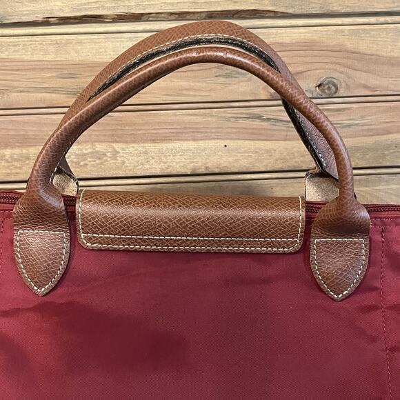 Longchamp Paris Le Pliage Extra Large Nylon Tote Leather Trim Foldable Design - Picture 5 of 16